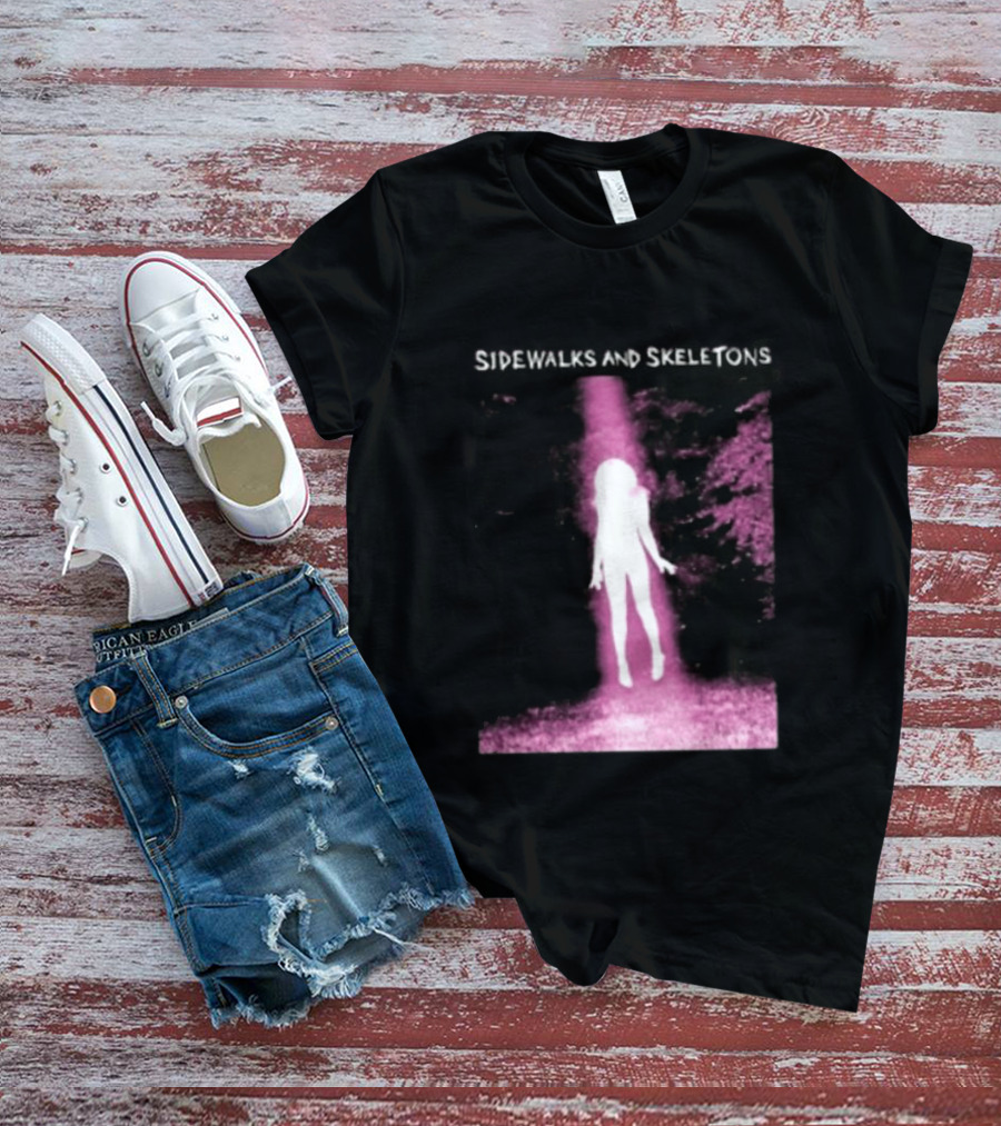 Sidewalks And Skeletons Ethereal Gothic Aesthetic Phantom Scene T-Shirt