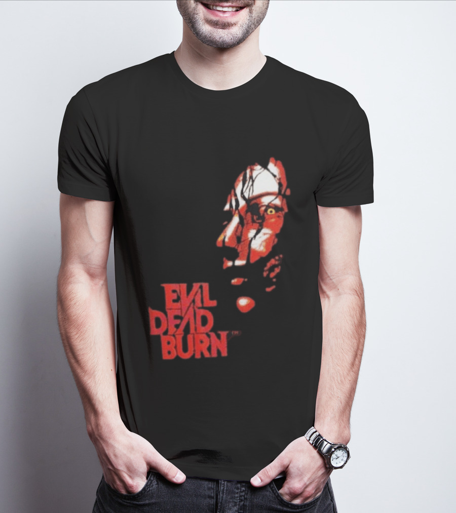 Halloween Horror Nights 2026 Evil Dead Burn Face Red T-Shirt
