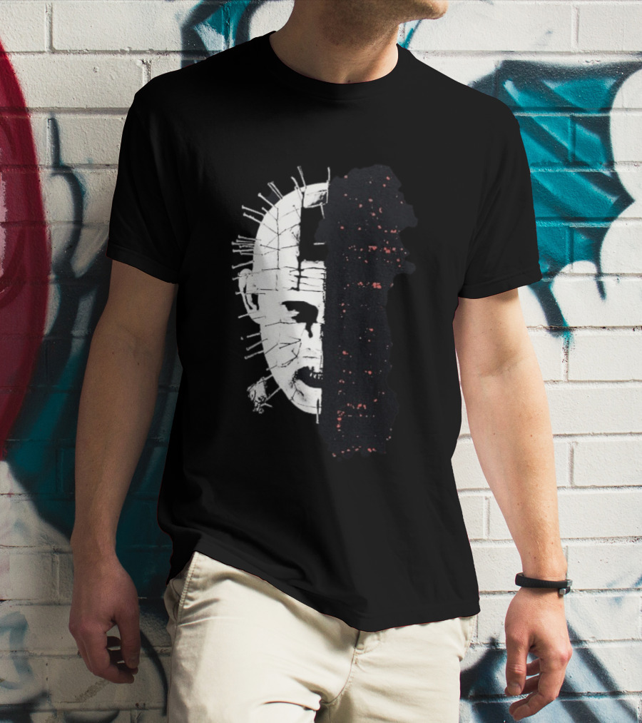 Halloween Horror Nights 2026 Hellraiser Pinhead Split T-Shirt