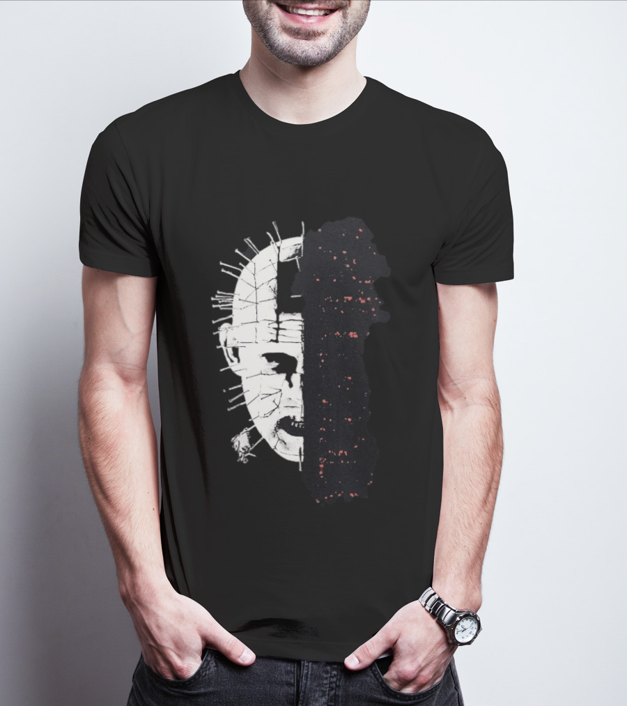 Halloween Horror Nights 2026 Hellraiser Pinhead Split T-Shirt