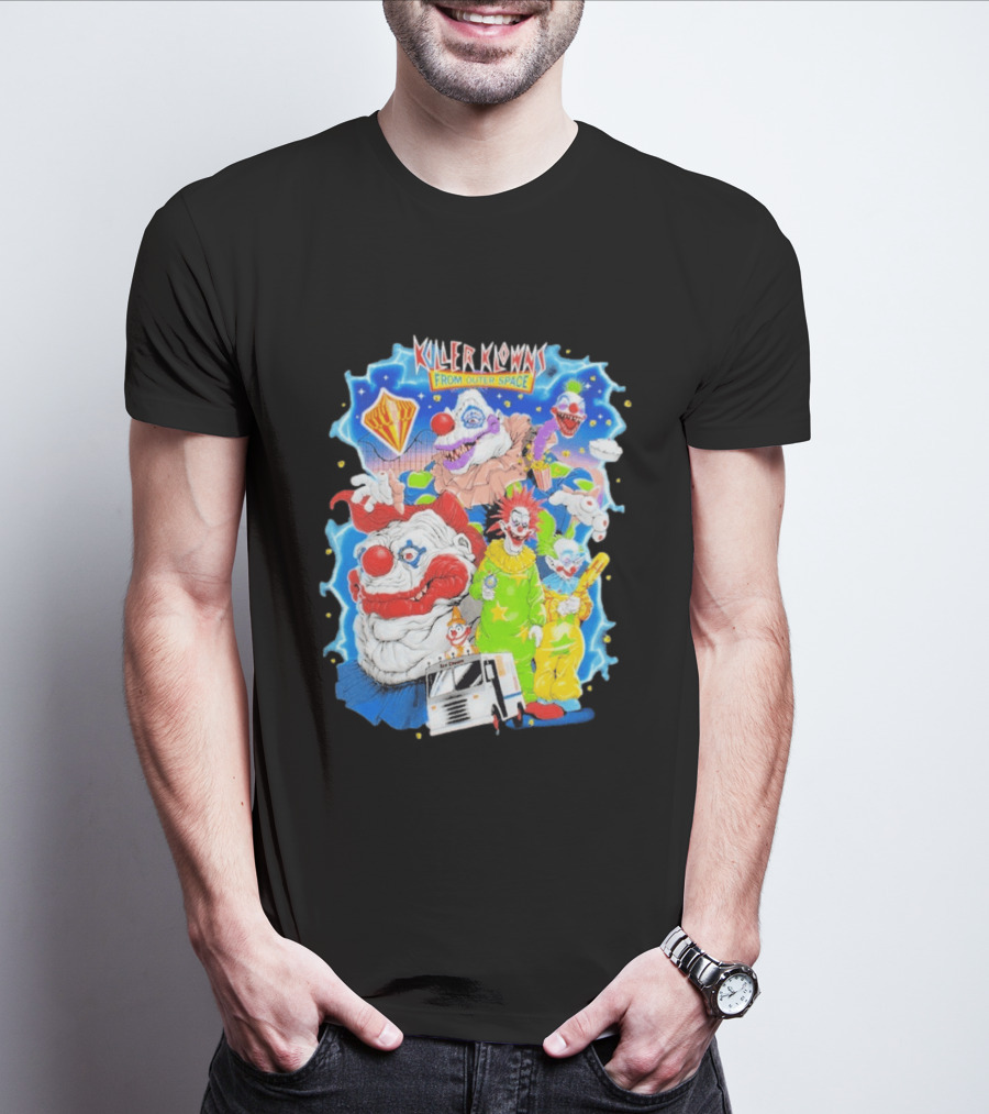 Killer Klowns From Outer Space Halloween Horror Nights 2026 Theme Park Journey T-Shirt