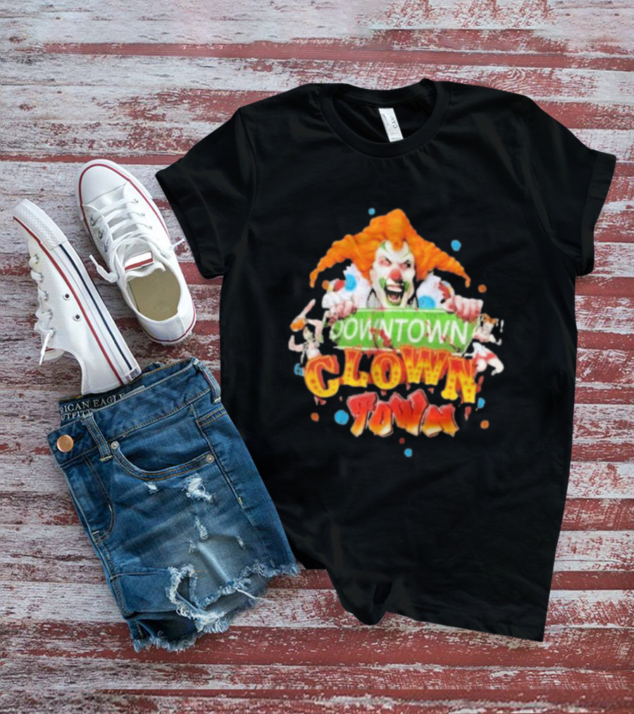 Halloween Horror Nights Downtown Clown Town Creepy Carnival Clown T-Shirt