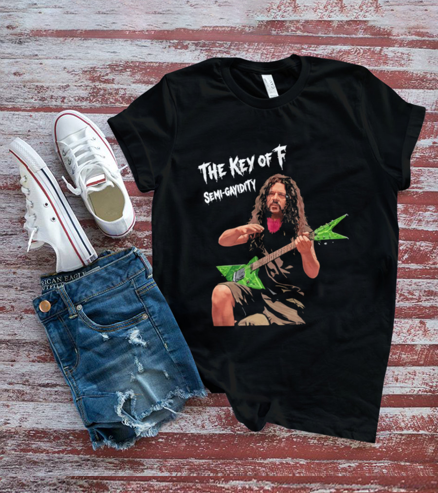 The Key Of F Semi Gayidity Dimebag Darrell Guitarist T-Shirt