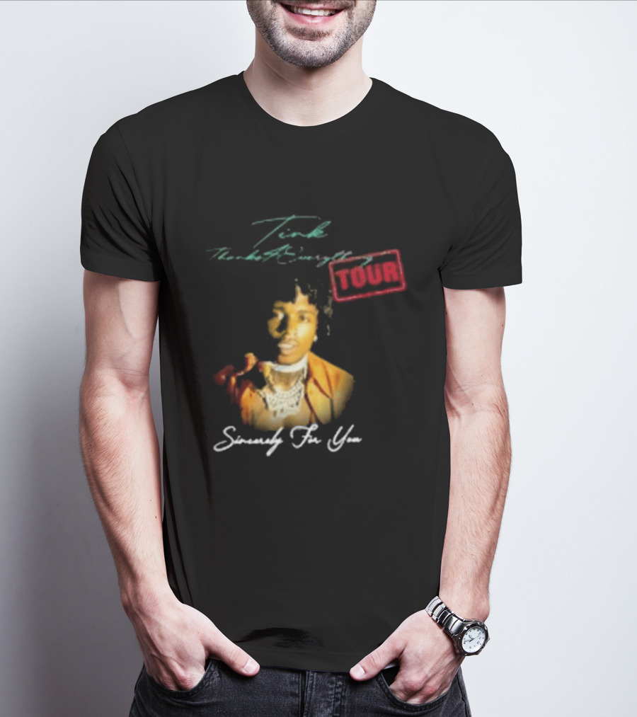 Que Jacquees Thanks 4 Everything Tour Signed You 5000 T-Shirt