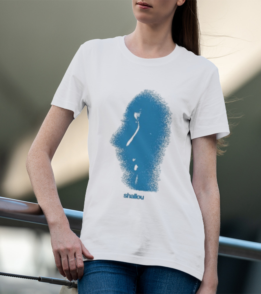 Ambient Inks Shallou Silhouette Blue Profile T-Shirt