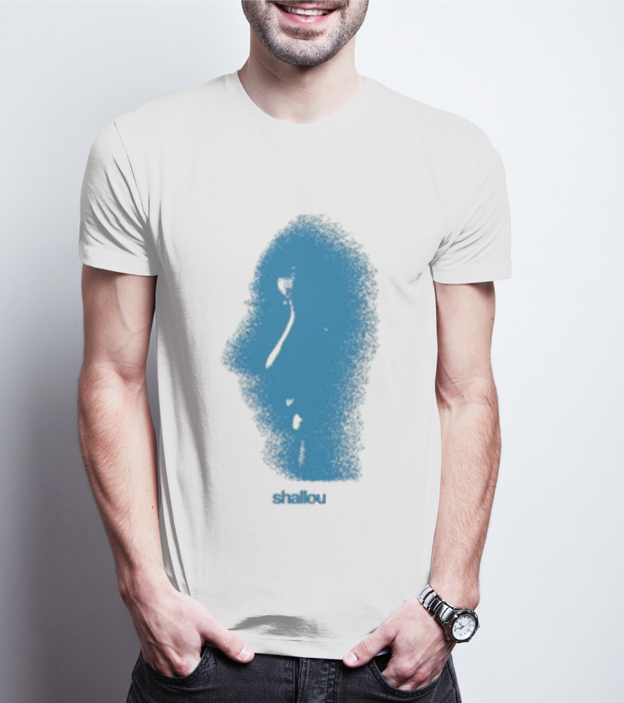 Ambient Inks Shallou Silhouette Blue Profile T-Shirt