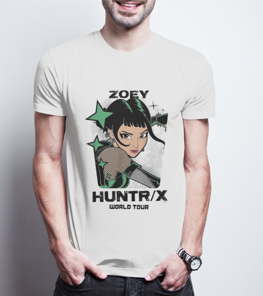 Zoey Huntr/X Girlz Tour Kpop Demon Hunters T-Shirt