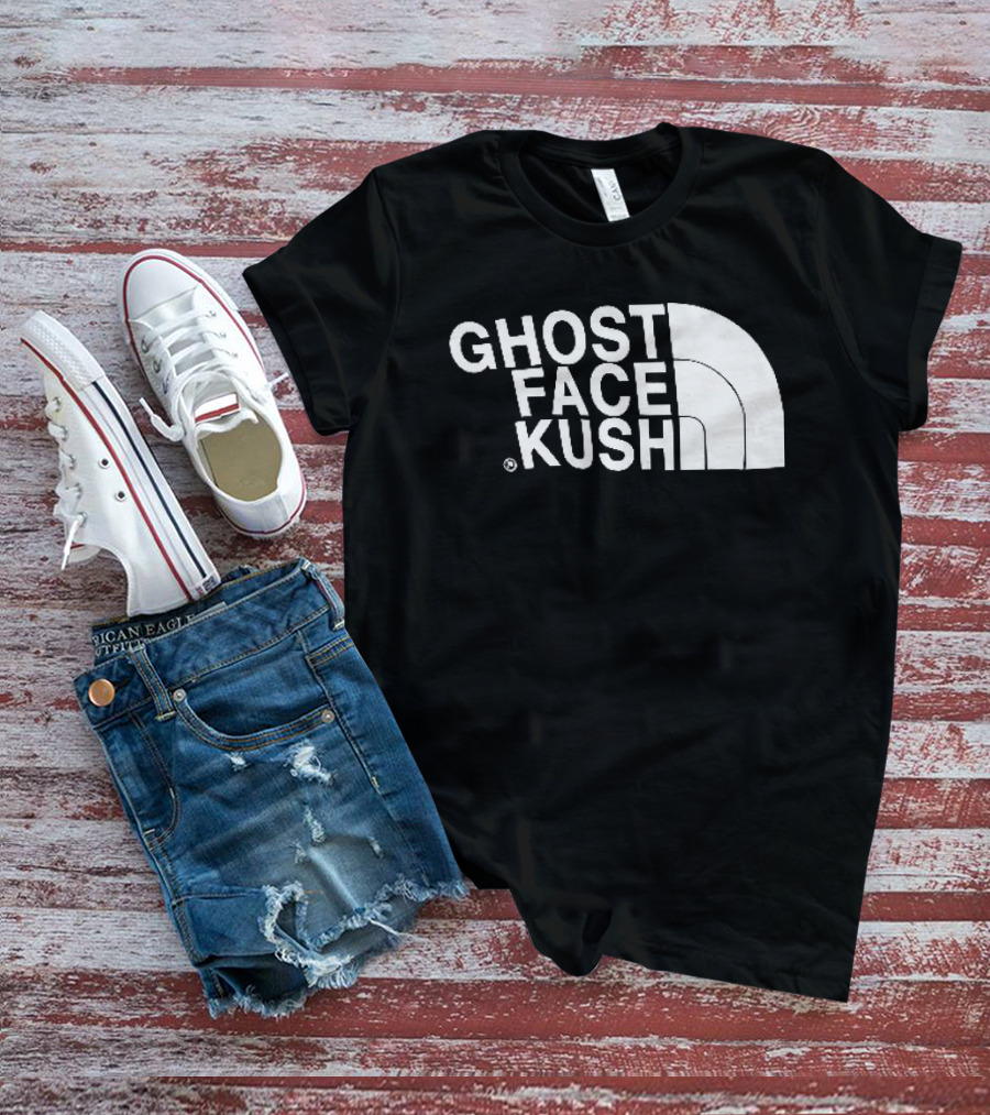Ghost Face Kush North Face T-Shirt