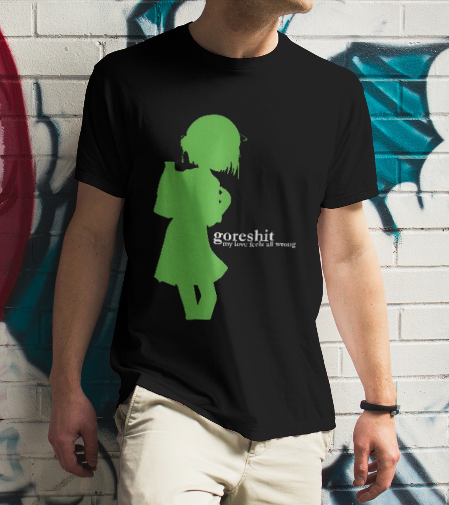 Goreshit My Love Feels All Wrong Anime T-Shirt