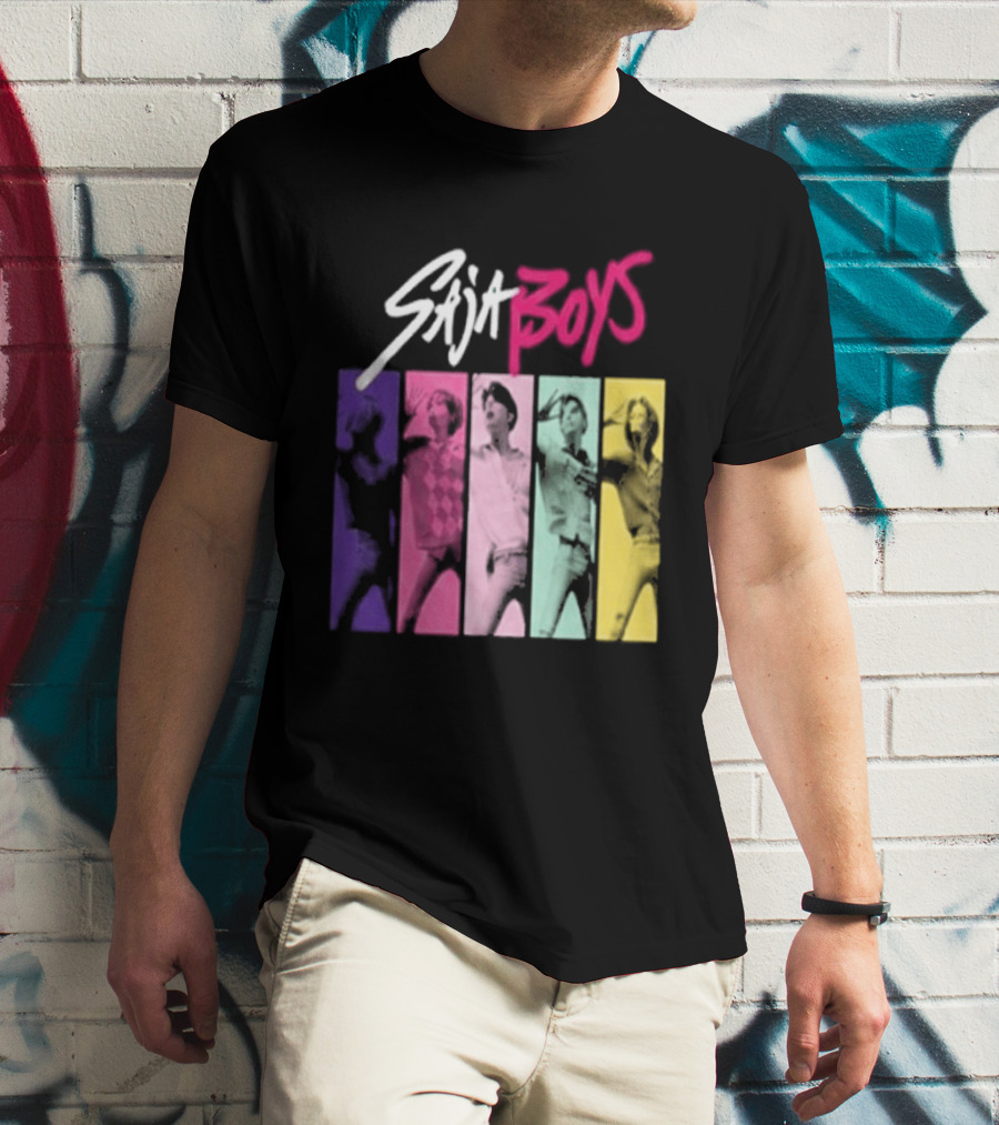 Saja Boys Kpop Demon Hunters World Tour Colorful T-Shirt