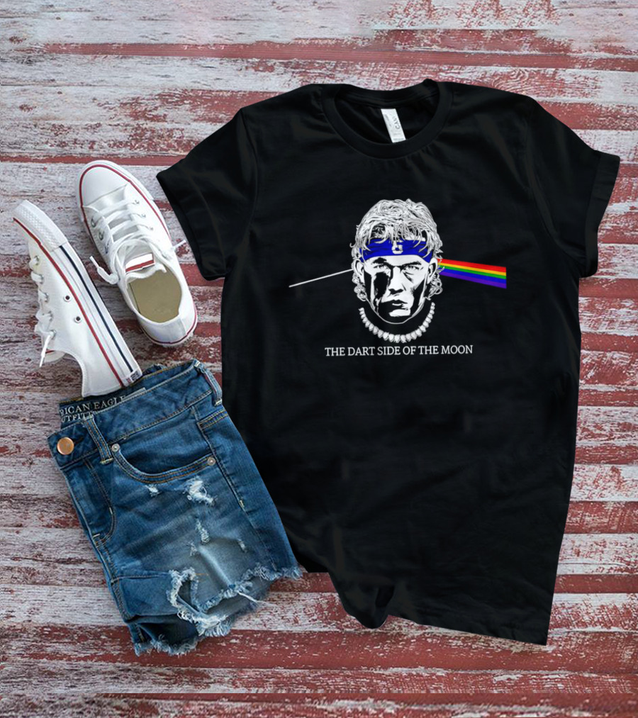 The Dart Side Of The Moon Rainbow Prism Luke Littler T-Shirt