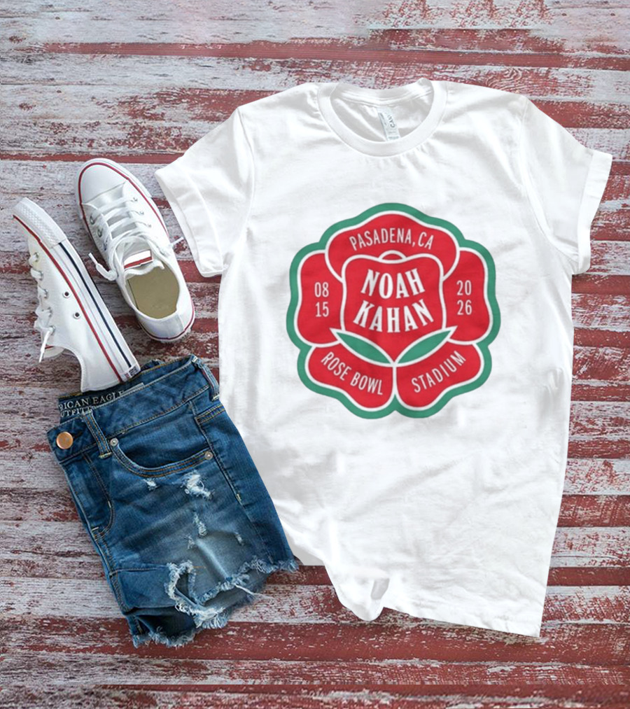 Noah Kahan Pasadena CA Rose Bowl Stadium 2026 August 15 T-Shirt