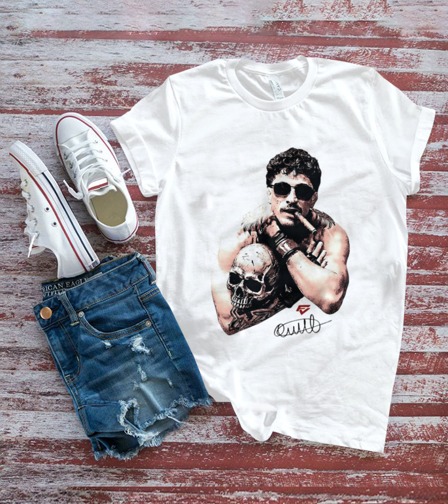 Smokilld Smokebreak Skull Tattoo Sunglasses Cigar T-Shirt