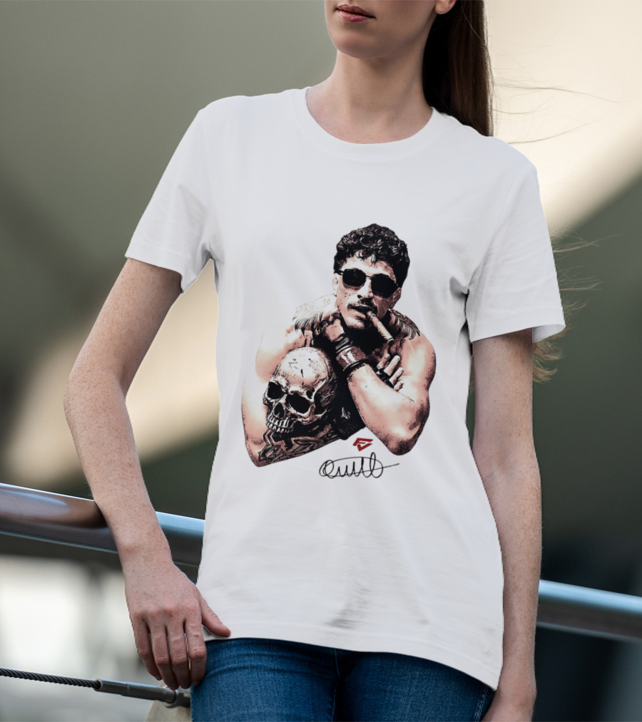 Smokilld Smokebreak Skull Tattoo Sunglasses Cigar T-Shirt