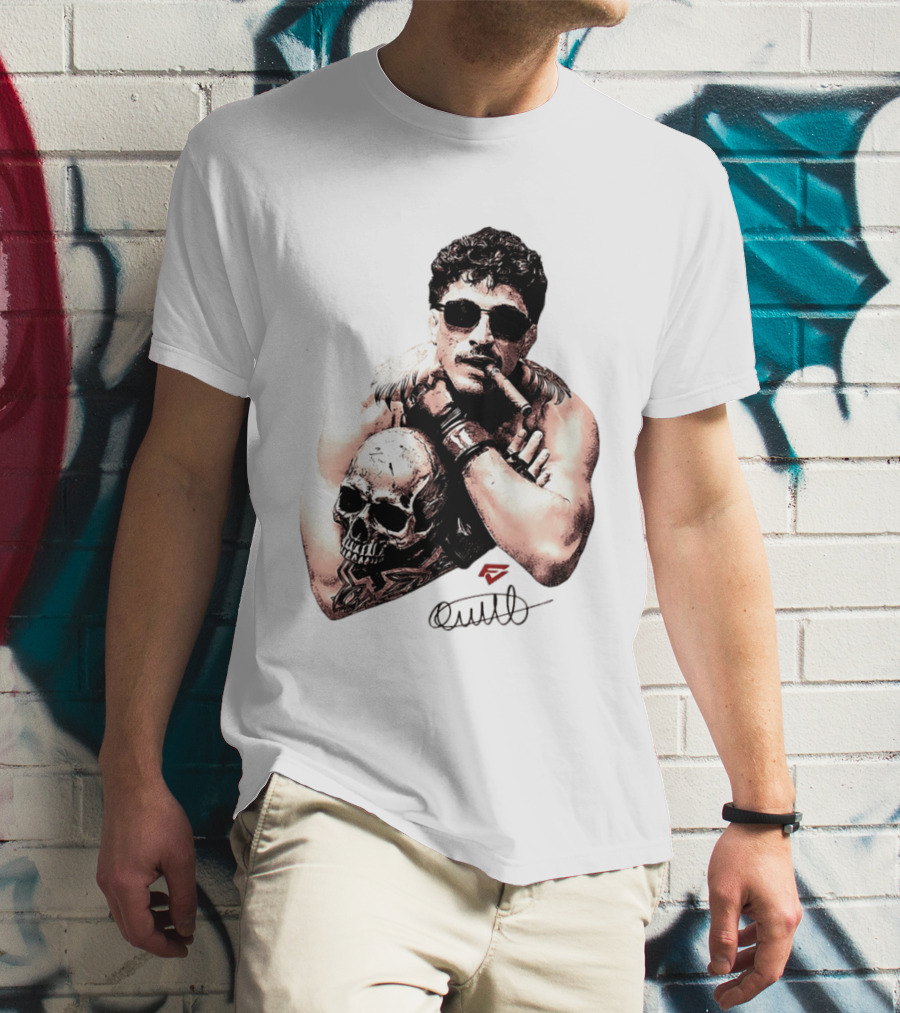 Smokilld Smokebreak Skull Tattoo Sunglasses Cigar T-Shirt