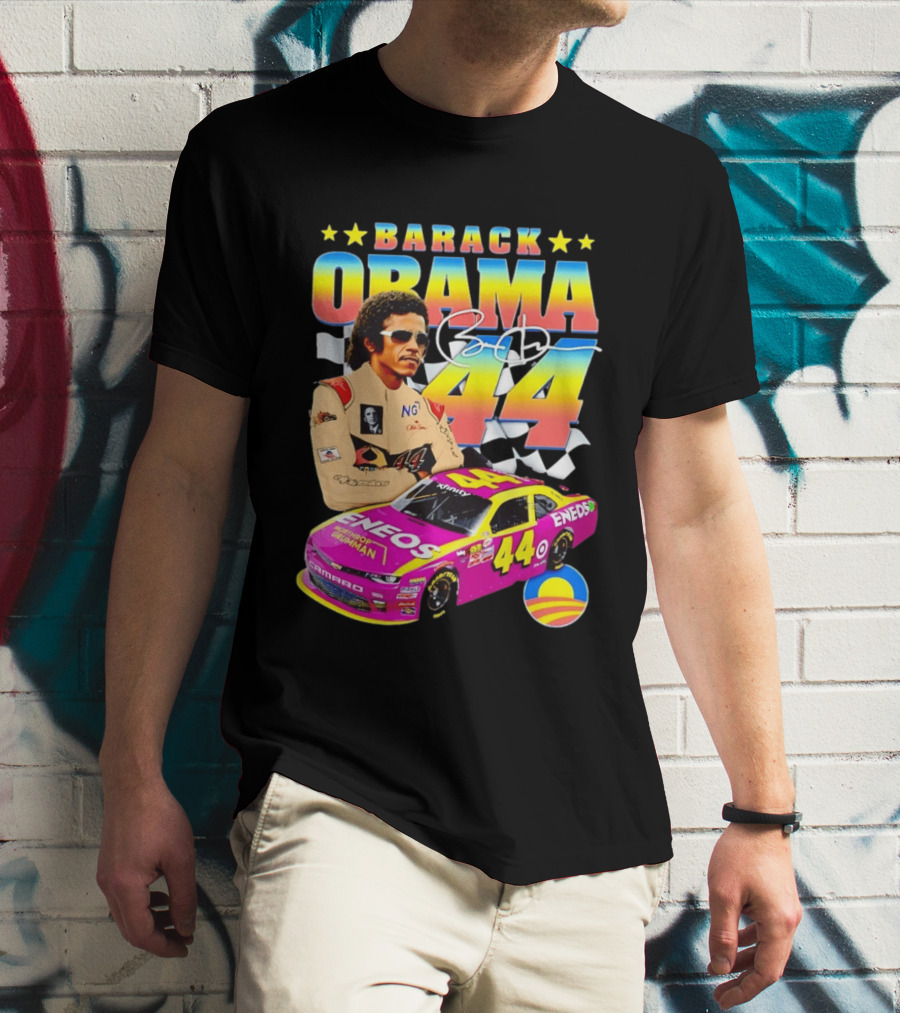 Barack Obama Racing 44 ENEOS NASCAR T-Shirt