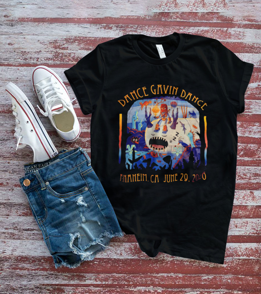 Dance Gavin Dance Anaheim CA June 29 2026 Surreal Underwater Adventure T-Shirt