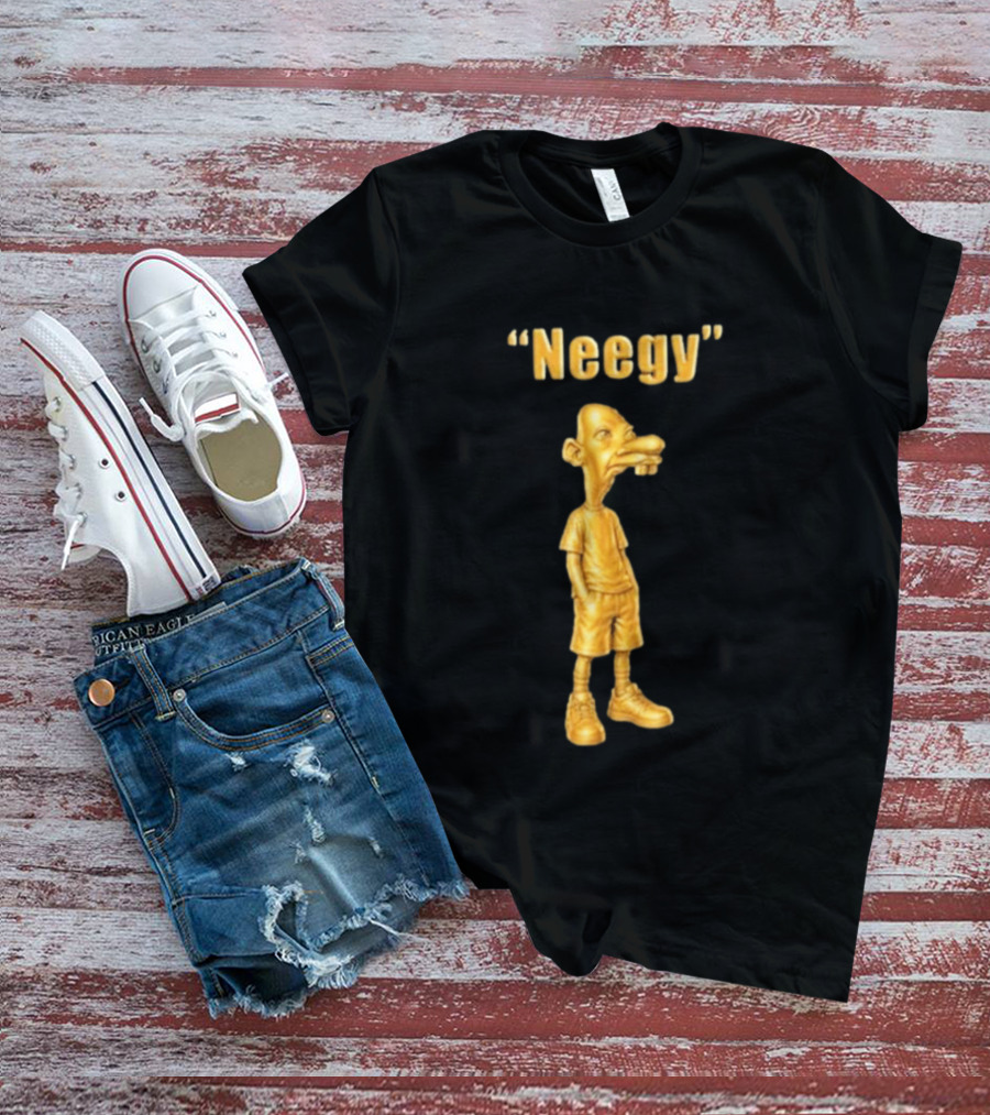 Neegy Energy Tung Tung Vintage Cartoon T-Shirt