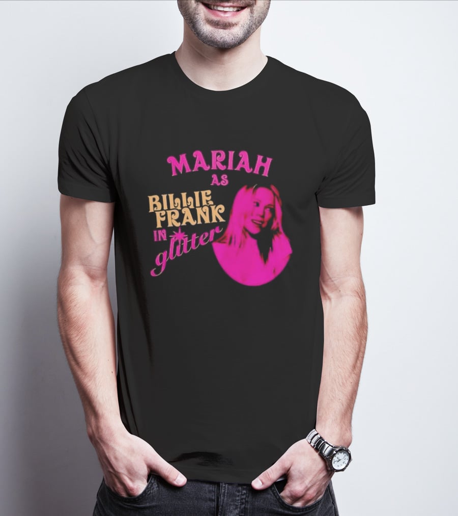 Mariah As Billie Frank In Glitter Pink Image T-Shirt
