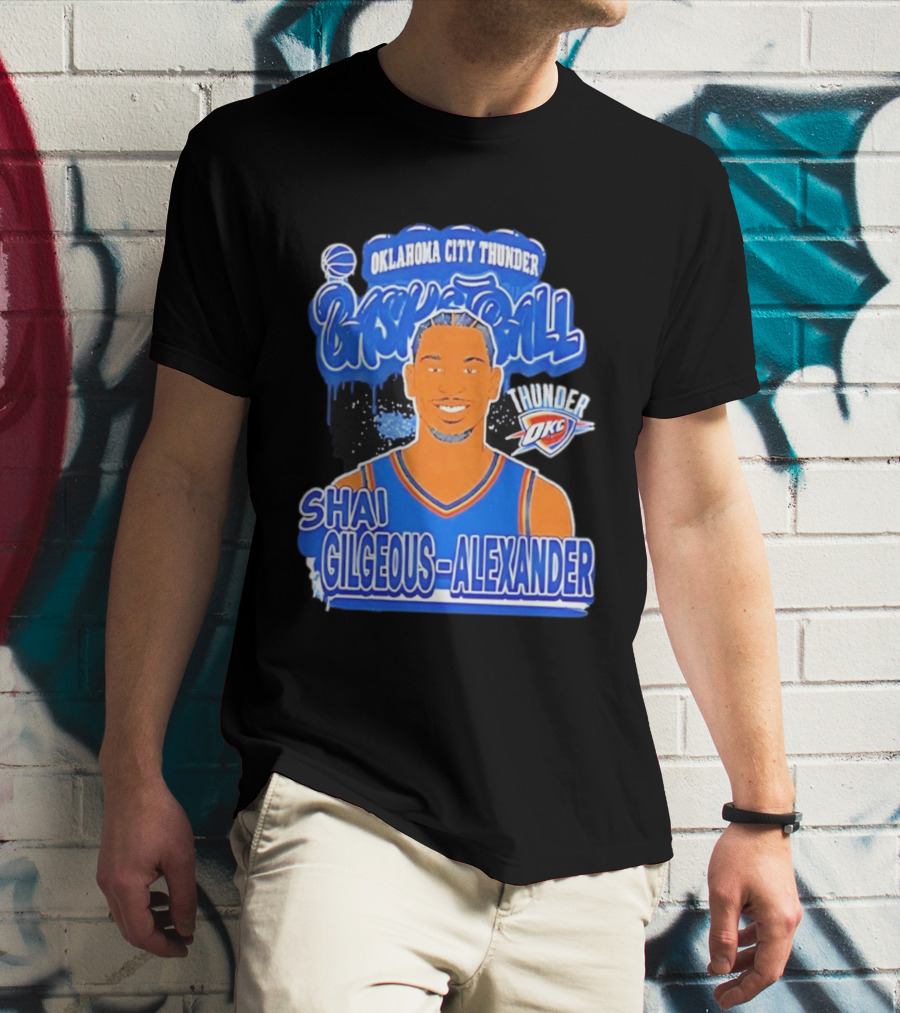 Shai Gilgeous Alexander Oklahoma City Thunder Basketball OKC Thunder T-Shirt