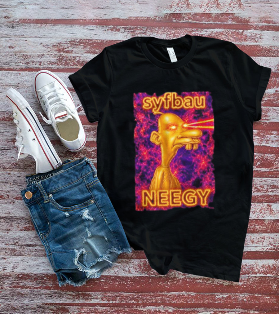 Syfbau Neegy Laser Eyes T-Shirt