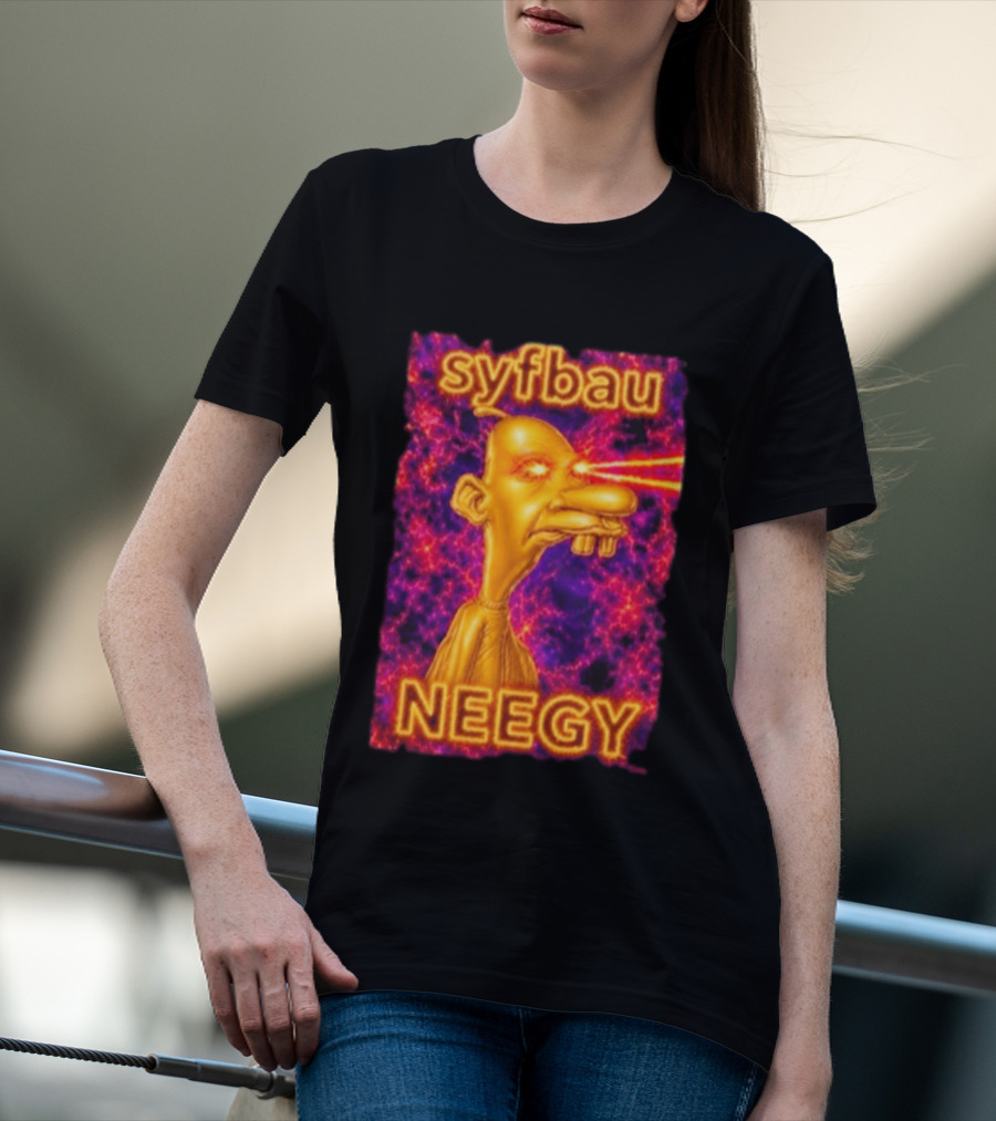 Syfbau Neegy Laser Eyes T-Shirt