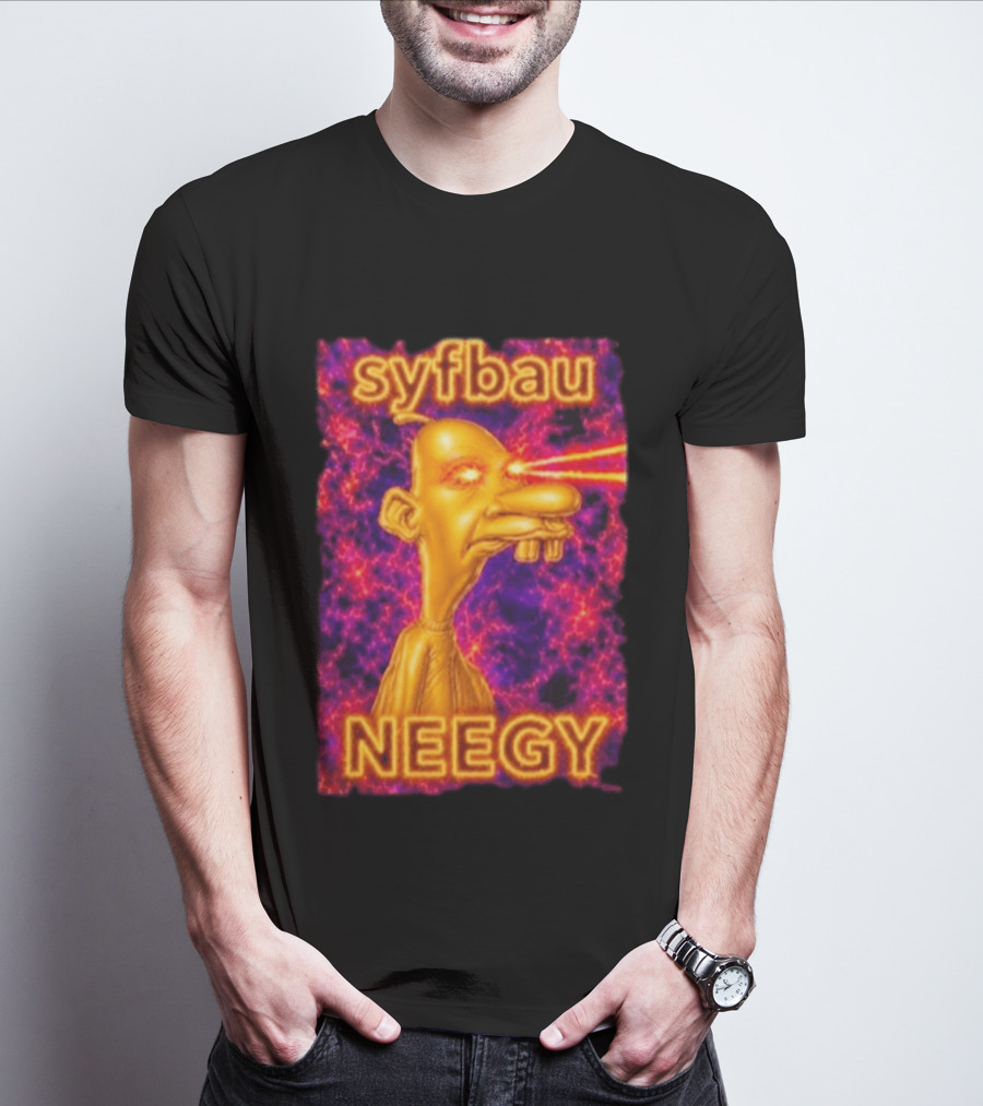 Syfbau Neegy Laser Eyes T-Shirt