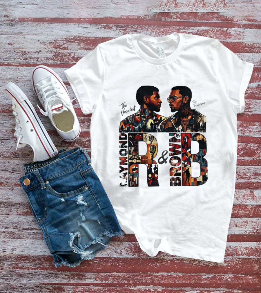 Usher Chris Brown Raymond R And B Tour 2026 Concert Hip Hop The Vocalist The Performer T-Shirt