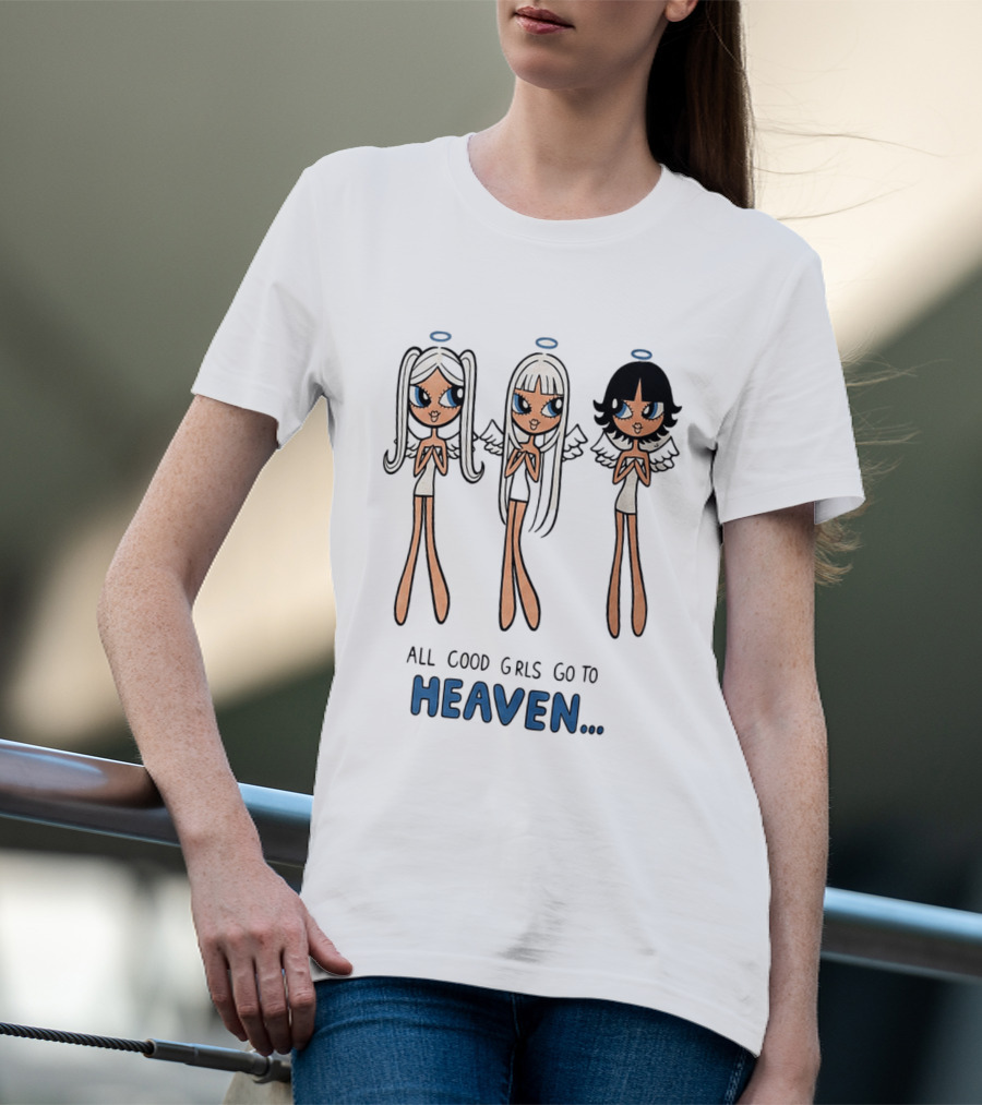 All Good Girls Go To Heaven Angel T-Shirt