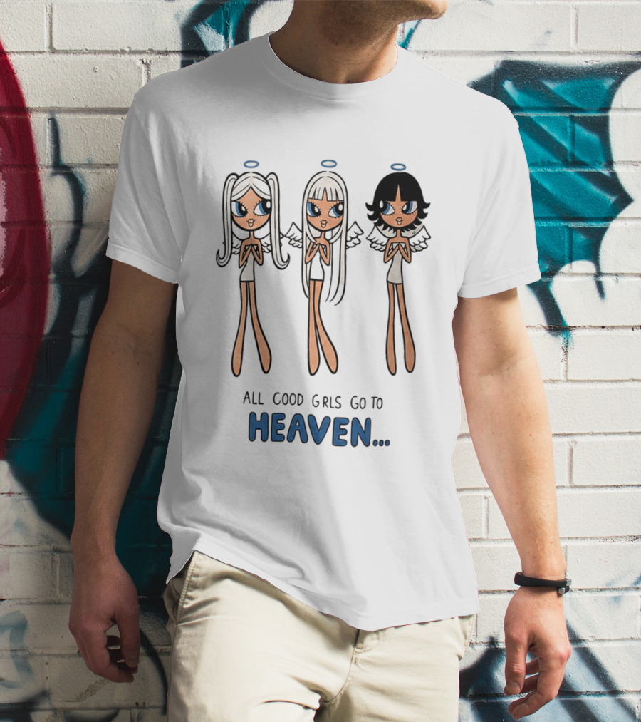 All Good Girls Go To Heaven Angel T-Shirt