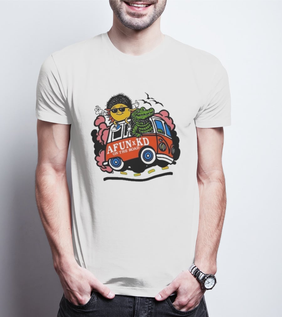 Kitchen Dwellers Andy Frasco AFUN X KD Tour 2026 On The Road Bus Adventure T-Shirt