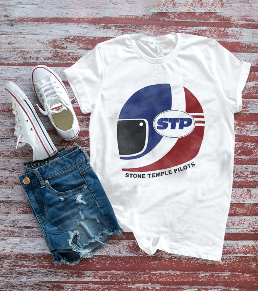 Stone Temple Pilots STP Helmet T-Shirt