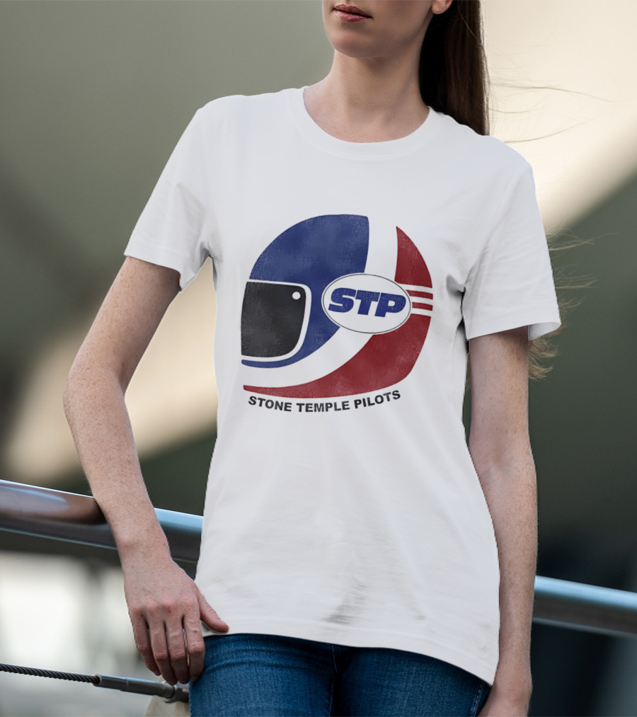 Stone Temple Pilots STP Helmet T-Shirt