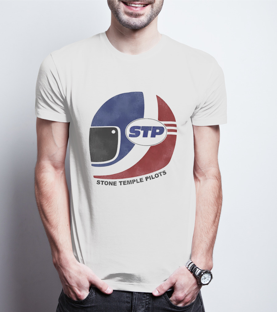 Stone Temple Pilots STP Helmet T-Shirt