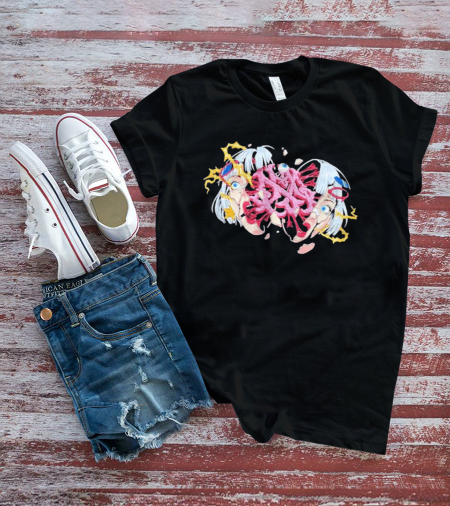 Hghmnds Head Split Surreal Pop Art Explosion T-Shirt