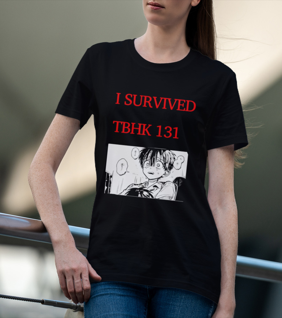I Survived Tbhk 131 Crying Boy Manga Panel Japanese Comic Scene T-Shirt