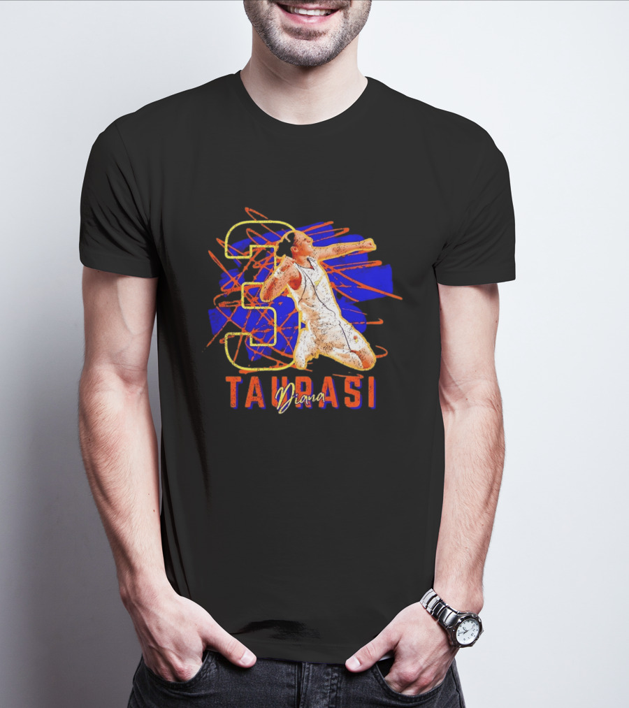 Diana Taurasi No 3 Phoenix Mercury WNBA Basketball T-Shirt
