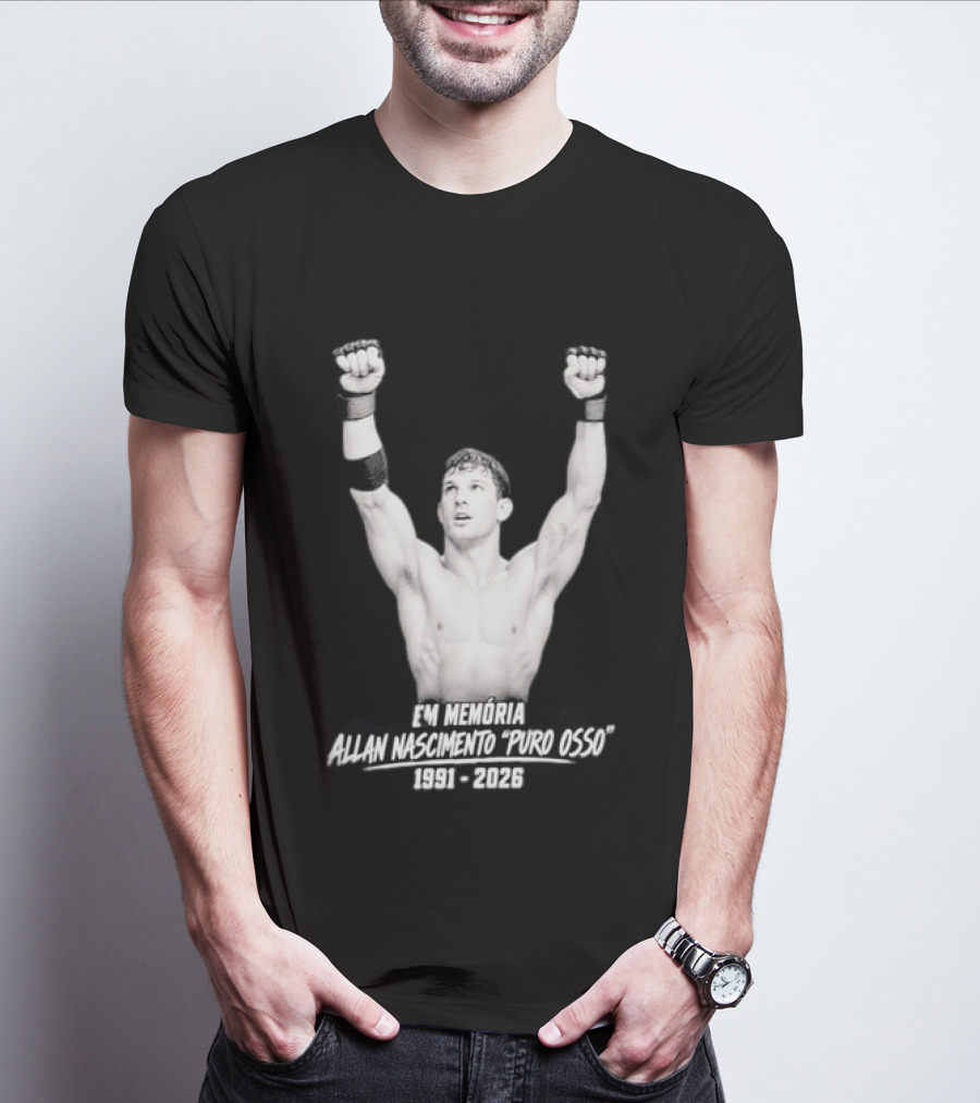 Ian Machado Garry Em Memória Allan Nascimento Puro Osso 1990 2026 T-Shirt