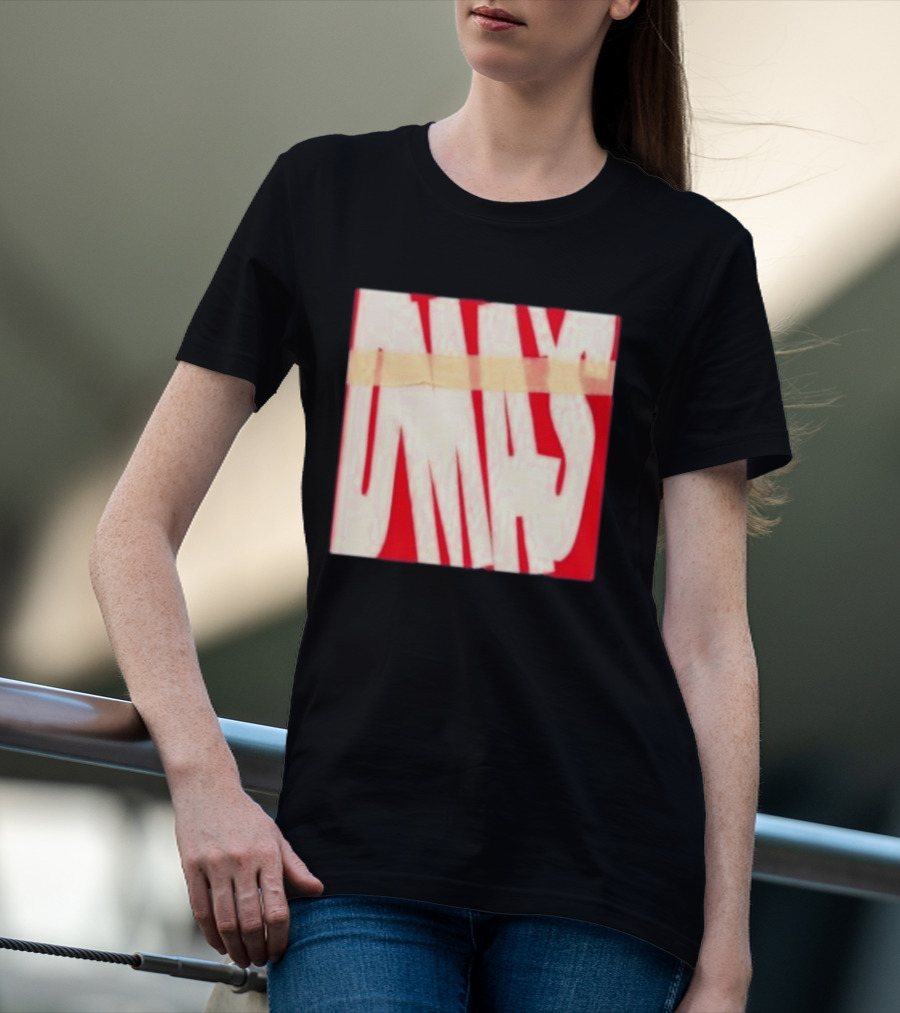 DMA's DMA's Album Cover Art Distorted Red White T-Shirt