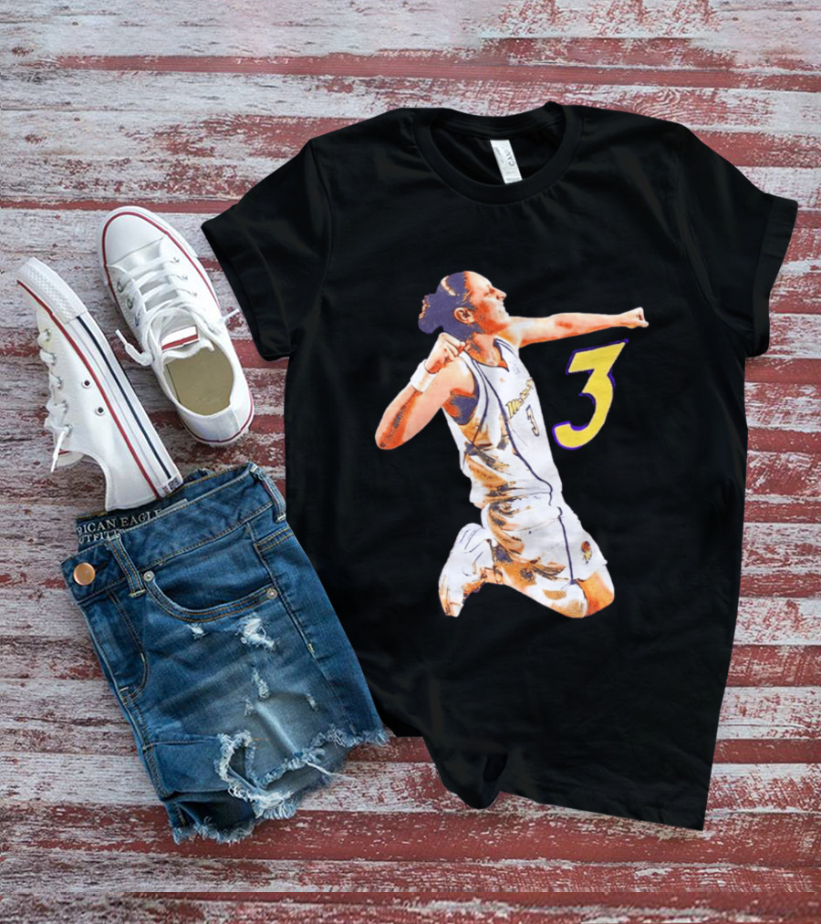 Mercury Diana Taurasi Number 3 Celebration Pose T-Shirt