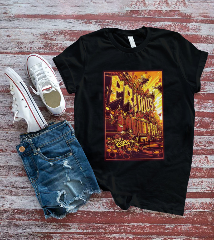 Primus O2 Victoria Warehouse Manchester UK 17th August 2026 T-Shirt