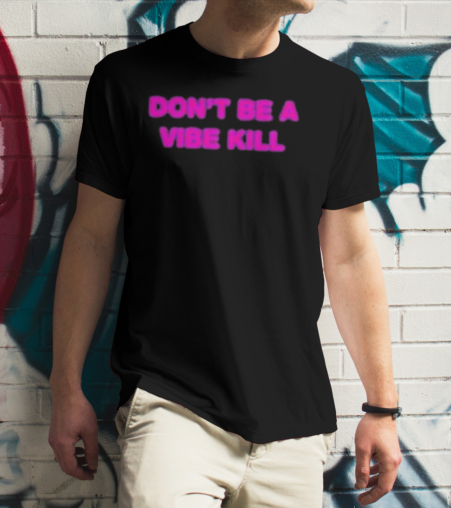 Madonna Don't Be A Vibe Kill Pink T-Shirt