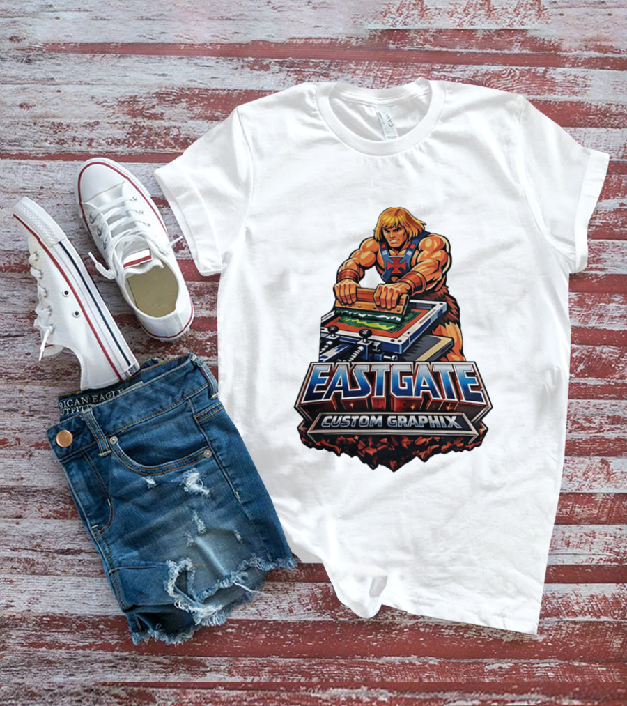 Eastgate Custom Graphix He Man Screen Printing T-Shirt