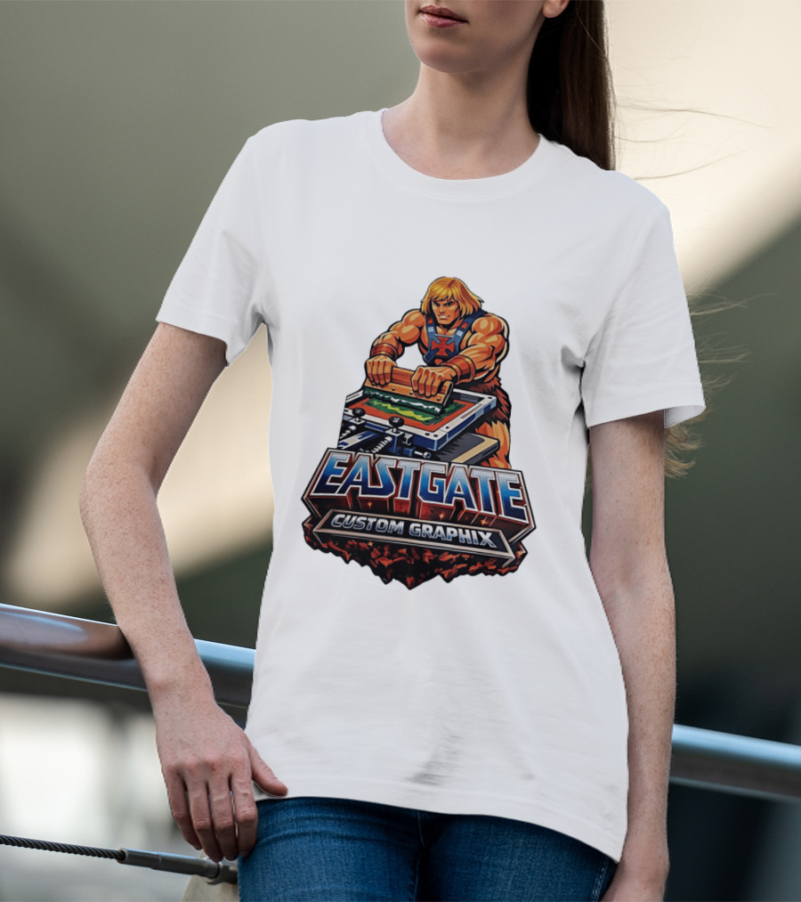 Eastgate Custom Graphix He Man Screen Printing T-Shirt