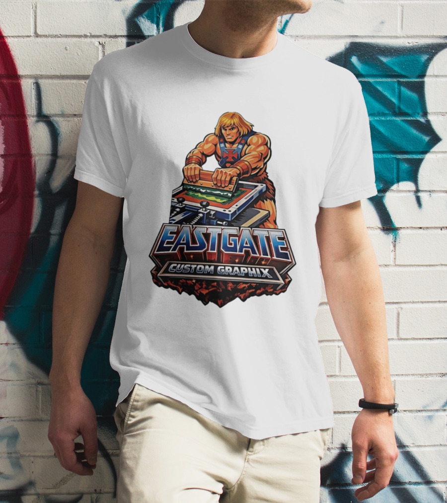 Eastgate Custom Graphix He Man Screen Printing T-Shirt