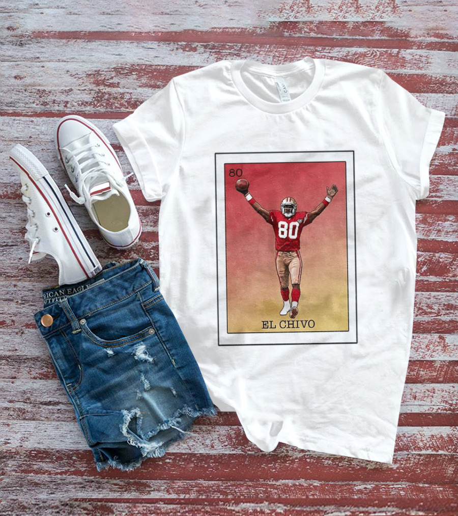 El Chivo 80 San Francisco 49ers Loteria Card T-Shirt