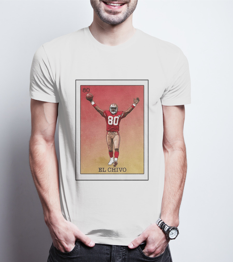 El Chivo 80 San Francisco 49ers Loteria Card T-Shirt