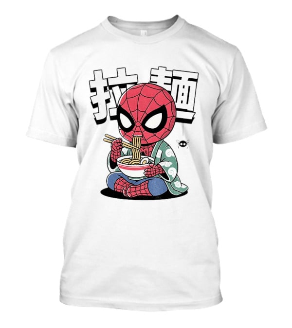 Spider Man Ramen Noodles Kanji Spideramen T-Shirt