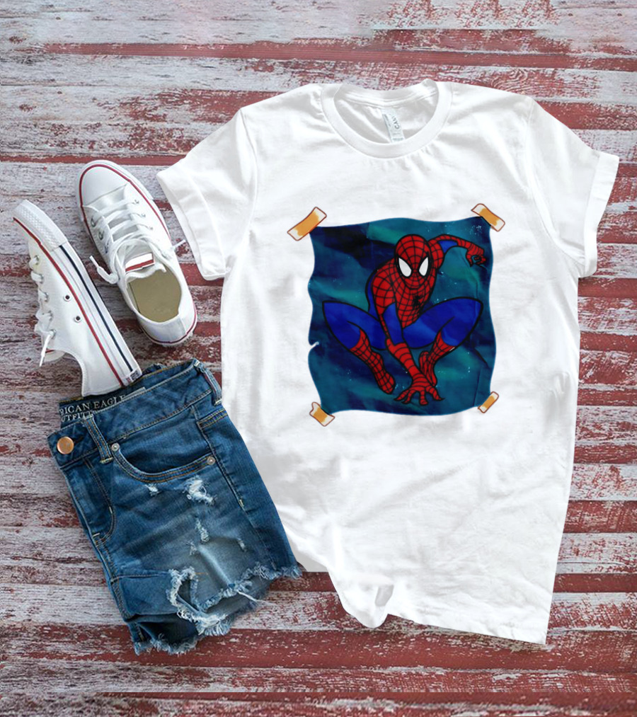 Spider Man Marvel Comics Superhero Iconic Action Pose T-Shirt