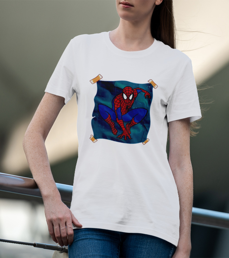 Spider Man Marvel Comics Superhero Iconic Action Pose T-Shirt